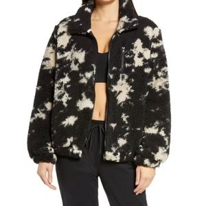Zella Faux Fur Print Jacket